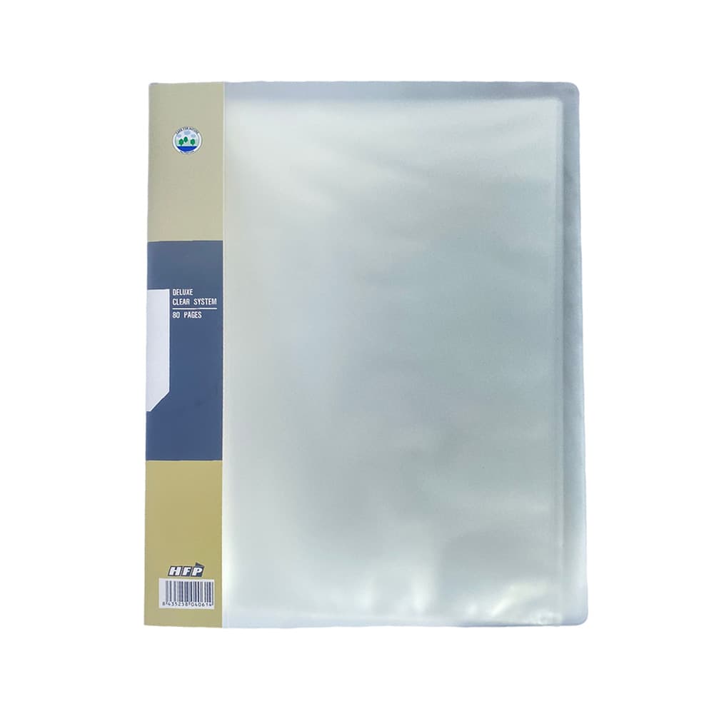 Pasta c/40 Bolsas 80 Páginas Catálogo Transparente