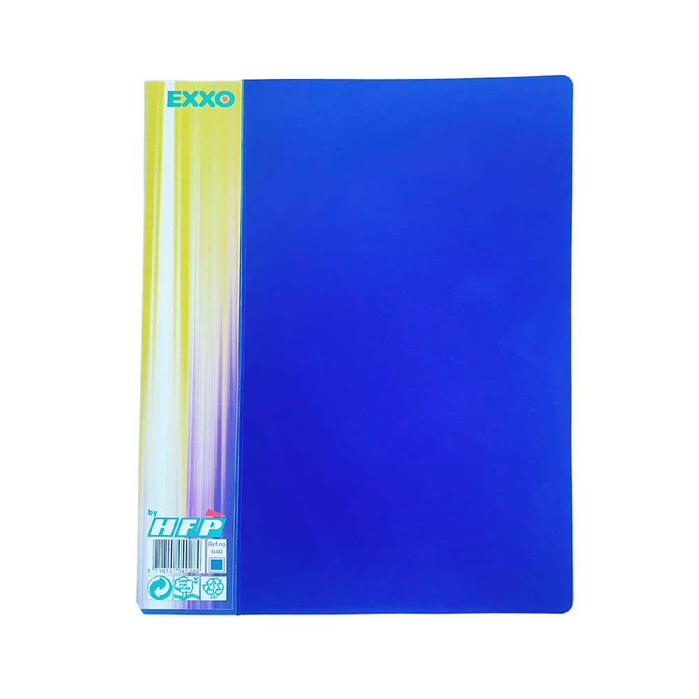 Pasta c/40 Bolsas 80 Páginas Catálogo Deluxe Azul