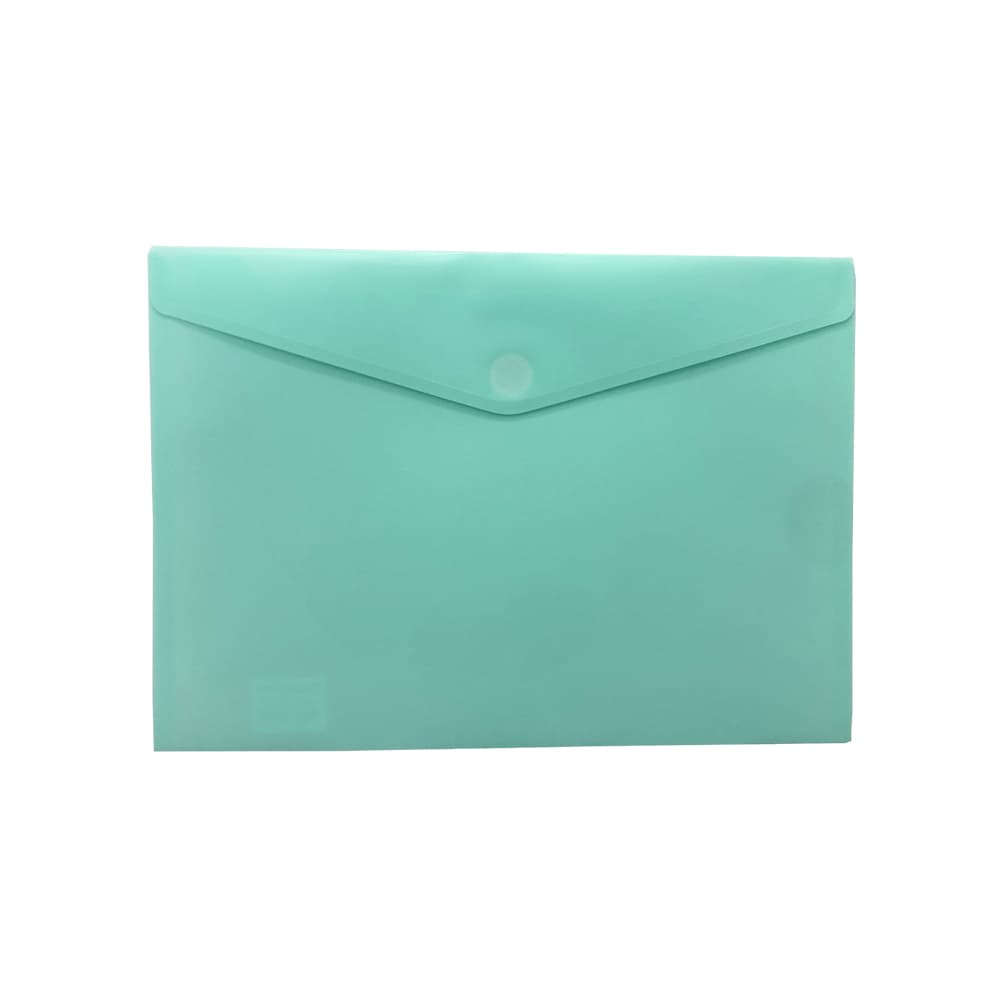 Bolsa Envelope A4 Fecho Velcro Menta Mate Pastel