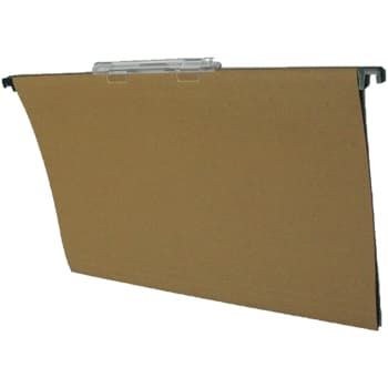 Capa Suspender 330x250mm c/Visor Horizontal Kraft  50un