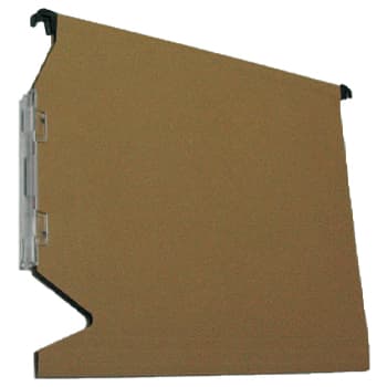 Capa Suspender 330x275mm c/Visor Vertical Kraft  Pack50un