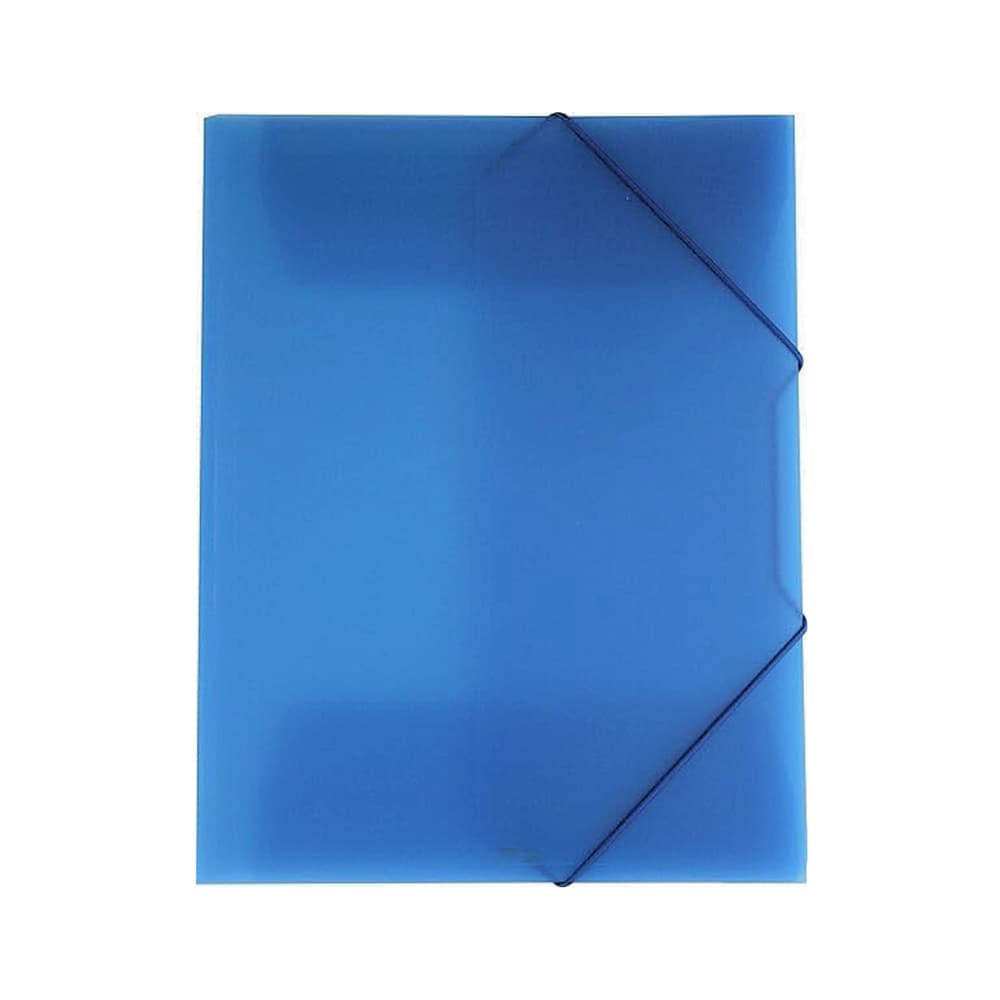 Pasta Plástico c/Elásticos A4 Azul