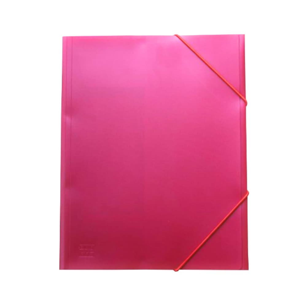 Pasta Plástico c/Elásticos A4 Vermelho Ruby