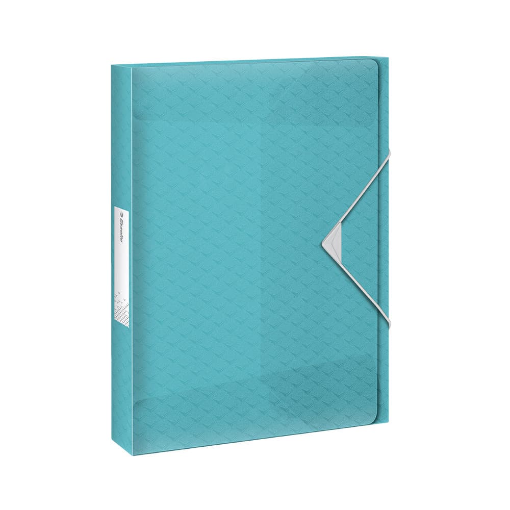 Pasta Plástico c/Elásticos L25 A4 Azul