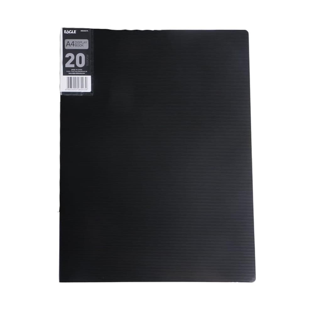 Pasta c/20 Bolsas 40 Páginas Catálogo Eagle Preto