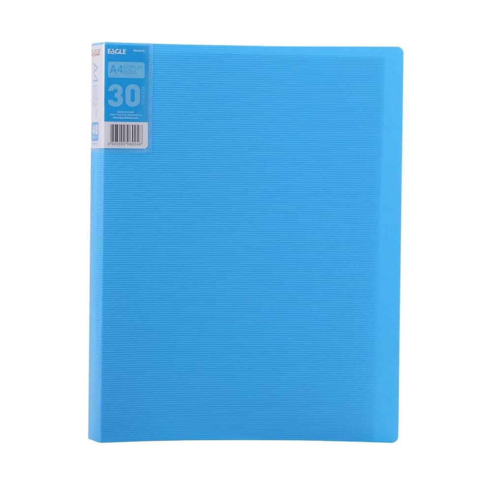 Pasta c/30 Bolsas 60 Páginas Catálogo Eagle Azul