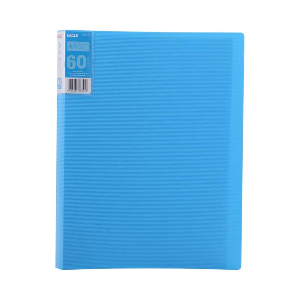 Pasta c/60 Bolsas 120 Páginas Catálogo Eagle Azul