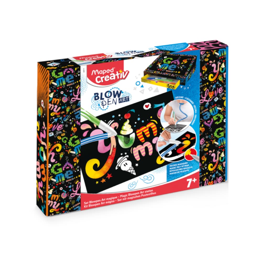 Caneta de Sopro Art Magic - Caixa Criativa