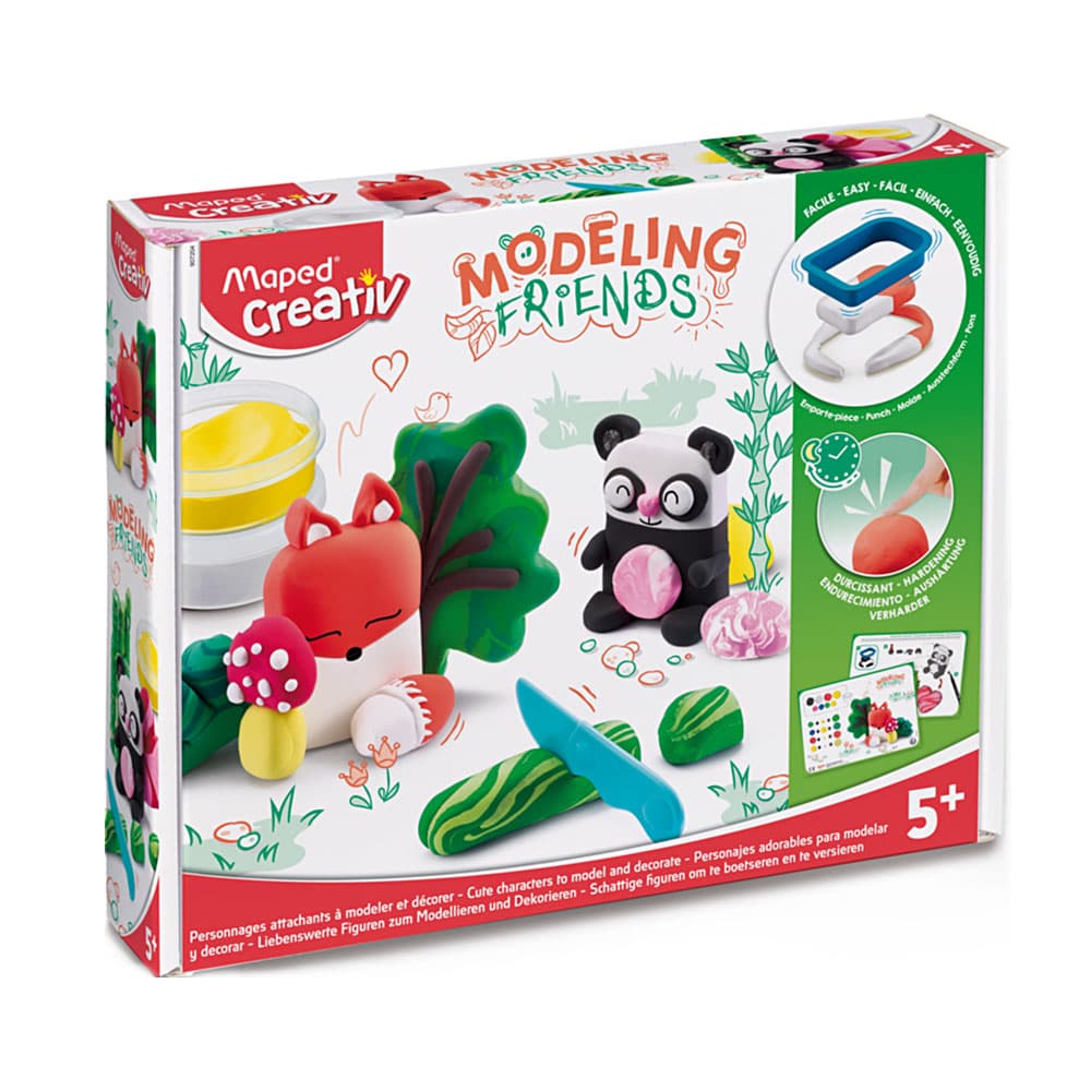 Conjunto Pasta Modelar Animais Fofos