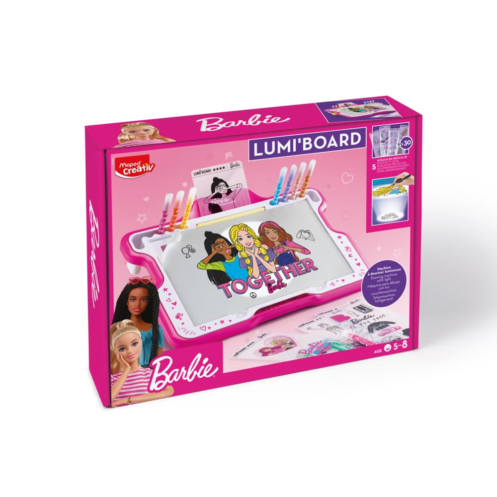 Quadro de Atividades Lumi Board Barbie