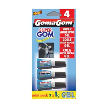 Cola Rápida 1g Instantânea Gel Mini Pack Blister 3un