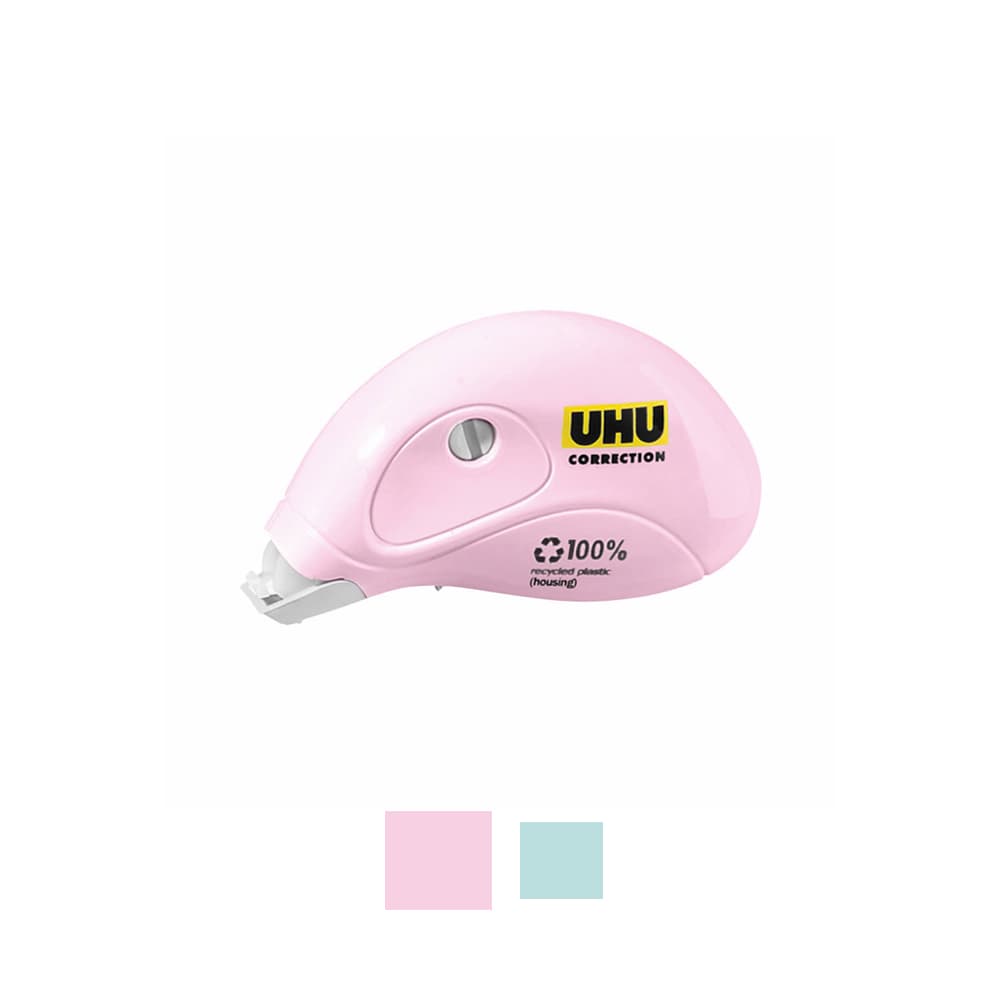 Corretor Fita Mini Roller UHU 5mmx6m Sortido Pastel 1un