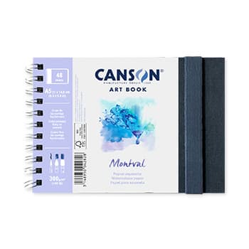 Caderno Canson Artbook Montval A5 300g 48Fls