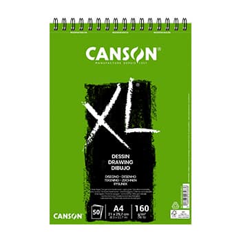 Bloco Espiralado Canson XL Dessin A4 160g 50Fls