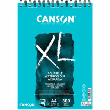Bloco Espiralado Canson XL Aquarelle A4 300g 30 Fls