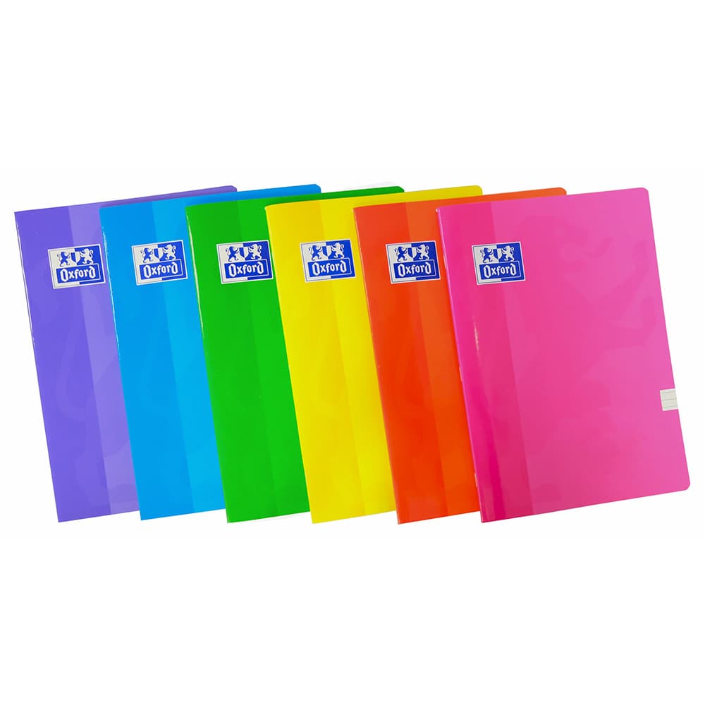 Caderno Agrafado A4 Quadric Oxford Colours Sortido 48Fls 1un