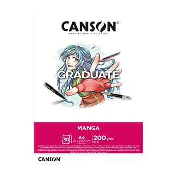 Bloco Canson Graduate Manga A4 200g 30Fls