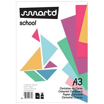 Bloco Cartolina A3 Cores Sortidas 180g 10 Folhas