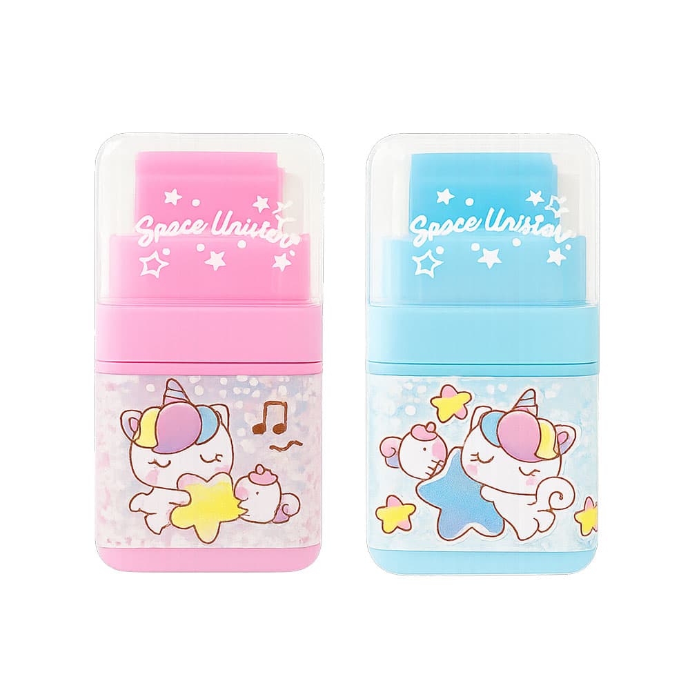 Borracha c/ Rolo Anti-Poeira Unicorns Sortido 1un