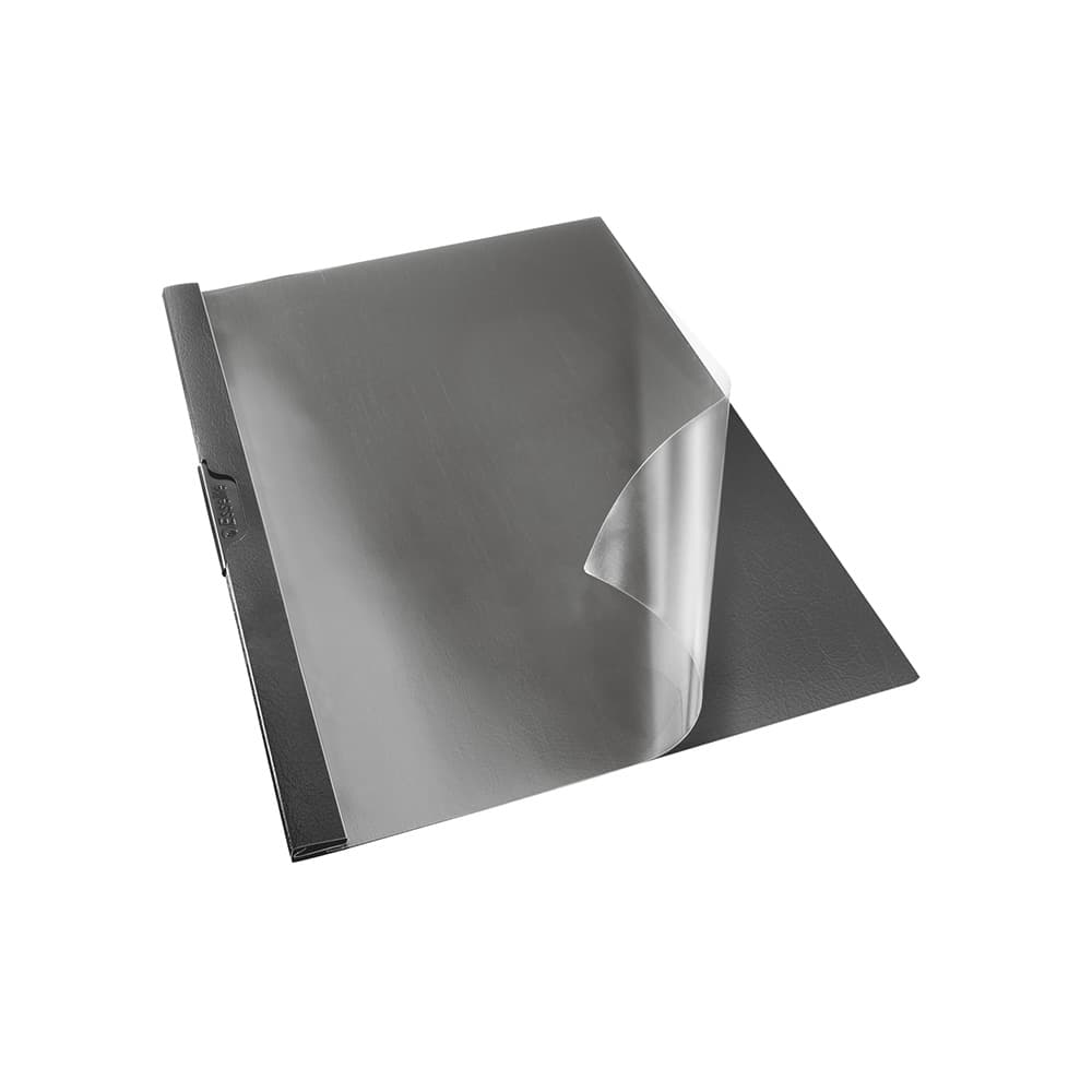 Classificador Clip Lateral 3mm 30 Folhas Esselte Preto