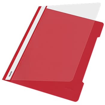 Classificador Capa Transparente Vermelho Leitz 4191 25un