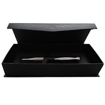 Esferográfica Telescópica com Estojo Corpo Metálico