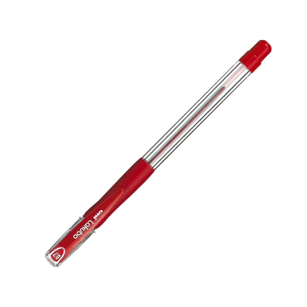 Esferográfica Uni Lakubo SG100 RuberGrip Vermelho 0,7mm 1un