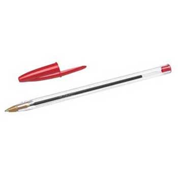 Esferográfica BIC Cristal Ball Point Vermelho 1mm 50un