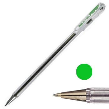 Esferográfica Pentel BK 77 Verde 0,7mm 12un