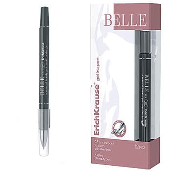 Esferográfica Gel EK Belle Preto 0,5mm 1un