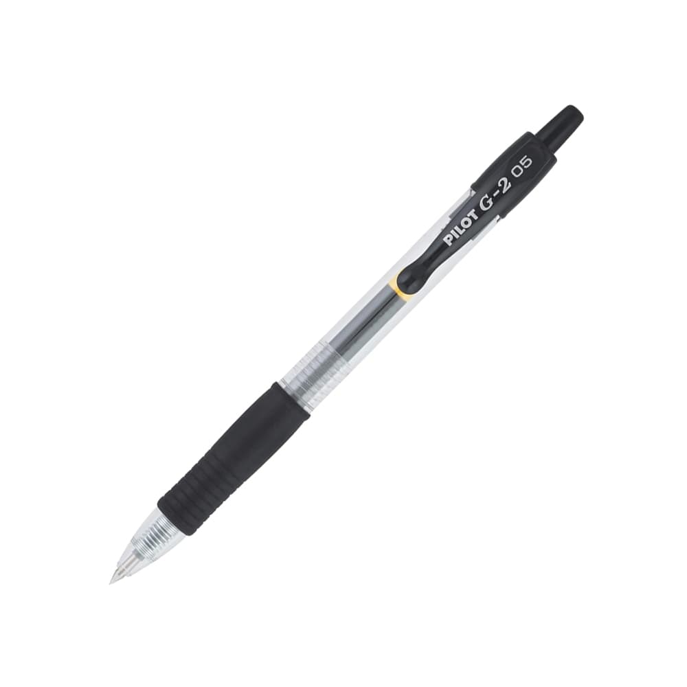 Esferográfica Gel Pilot G-2 Retrátil Preto 0,5mm 1un