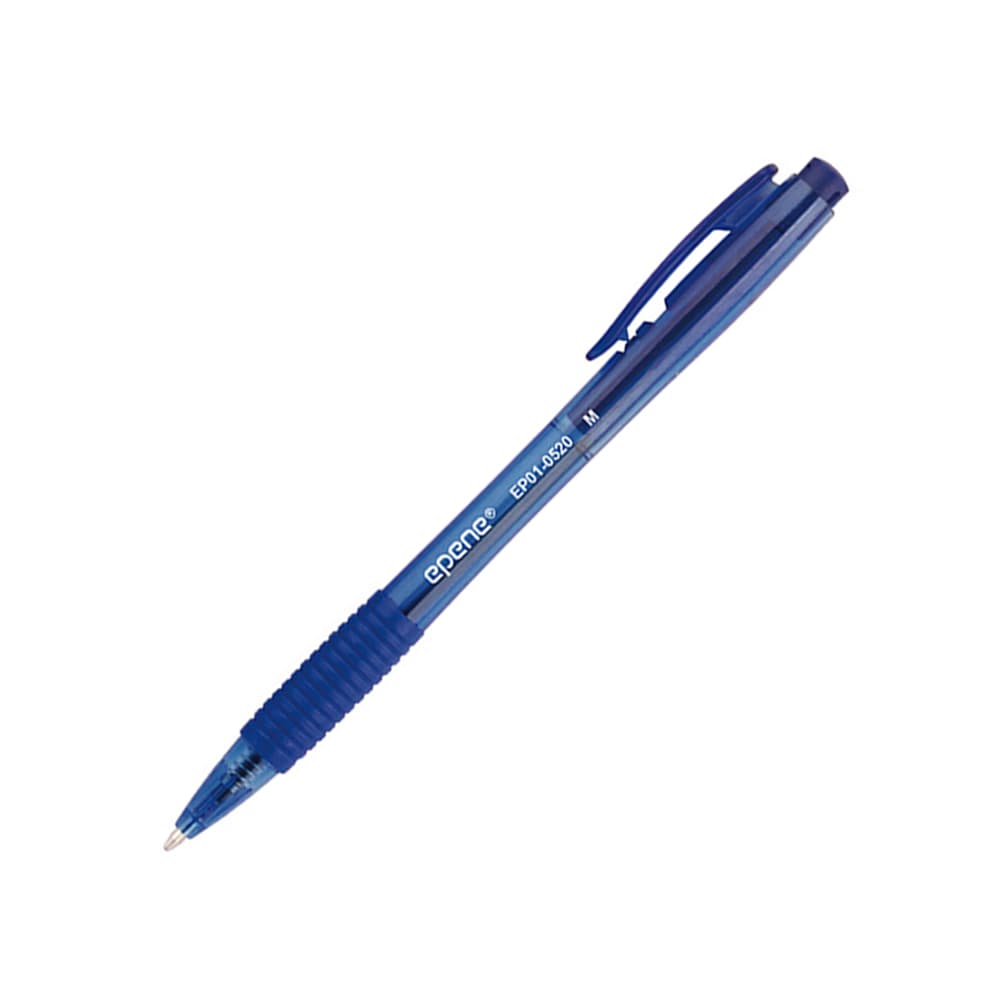 Esferográfica EP01-0520 Ball Point Retrátil Azul 1mm 1un