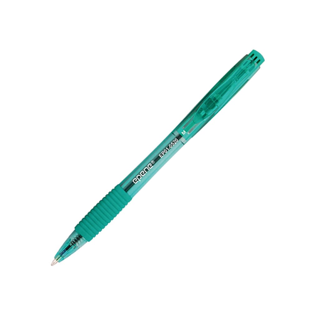 Esferográfica EP01-0520 Ball Point Retrátil Verde 1mm 1un