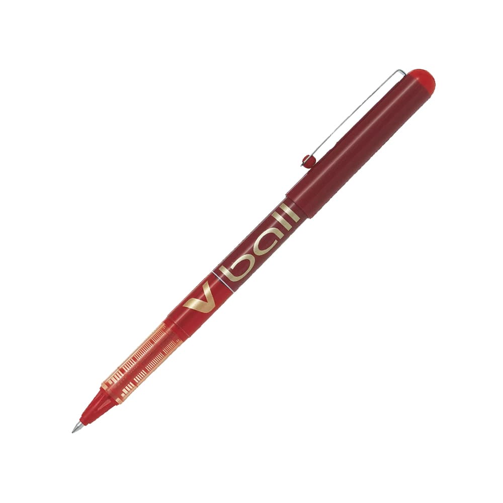 Esferográfica Gel Pilot V-Ball M Vermelho 0,7mm 1un