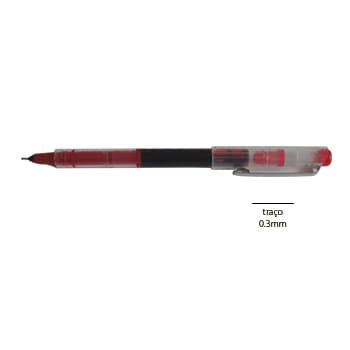 Marcador Roller Needle Point 0,3mm Vermelho 1un