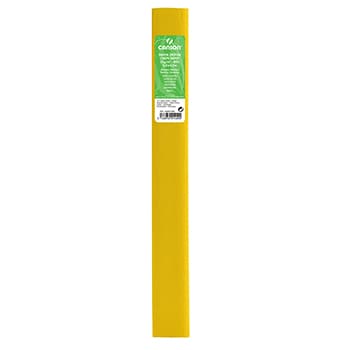 Papel Crepe Amarelo Limão 50x250cm Canson Rolo
