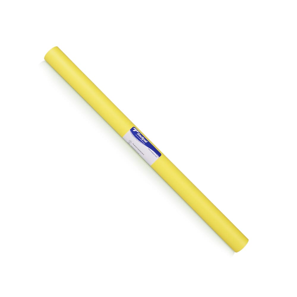 Forra Livros Autocolante 050cmx3m Amarelo Rolo 1un