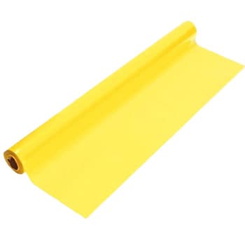 Papel Celofane Amarelo 70cmx10m Rolo