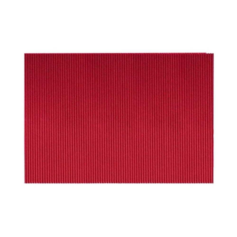 Cartão Canelado Colorido 50x70cm Vermelho Folha