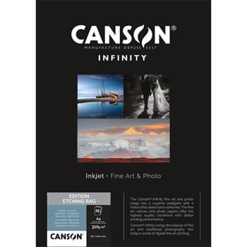 Papel A4 310g Canson Infinity Etching Rag 100% 10Fls