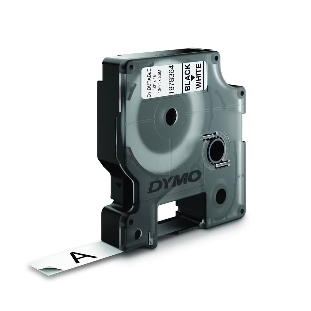 Fita 12mmx5.5m Preto/Branco Poliéster 1978364