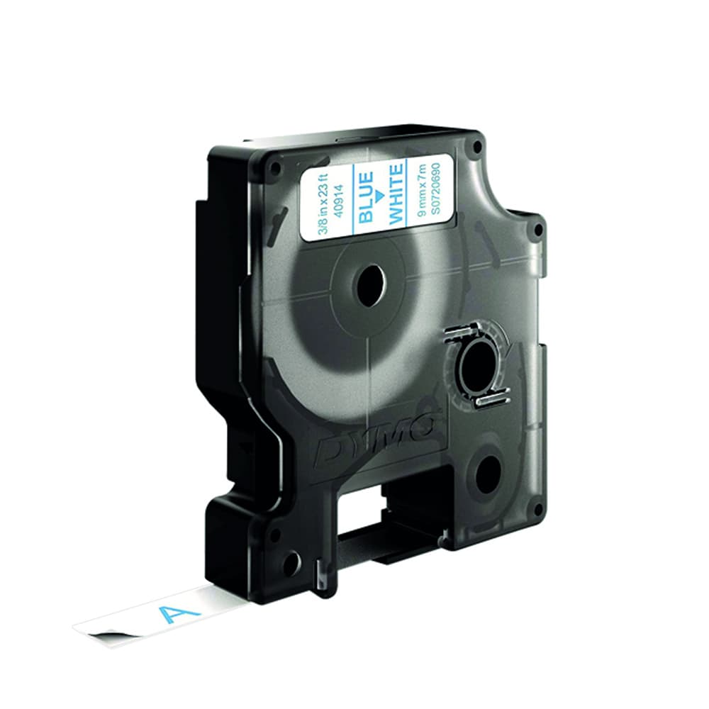 Fita 09mmx7m Azul/Branco Vinil 40914