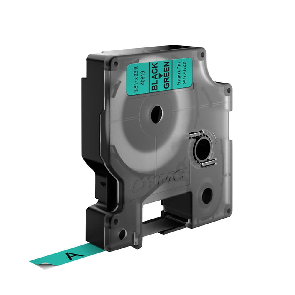 Fita 09mmx7m Preto/Verde Vinil 40919