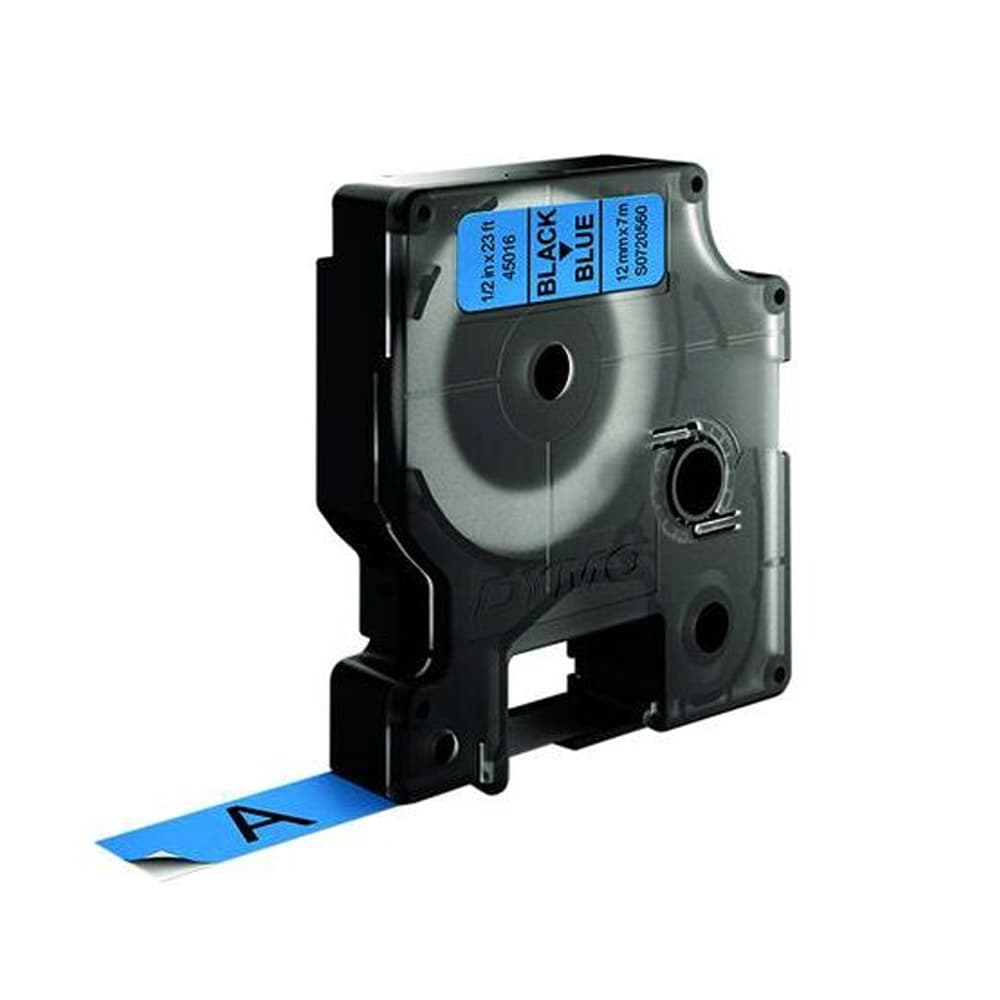 Fita 12mmx7m Preto/Azul Vinil 45016