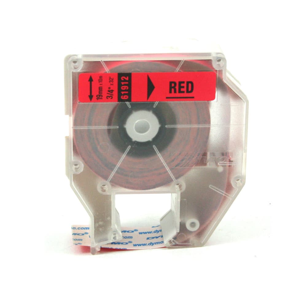 Fita 19mmx10m Vermelha Plástico 61912