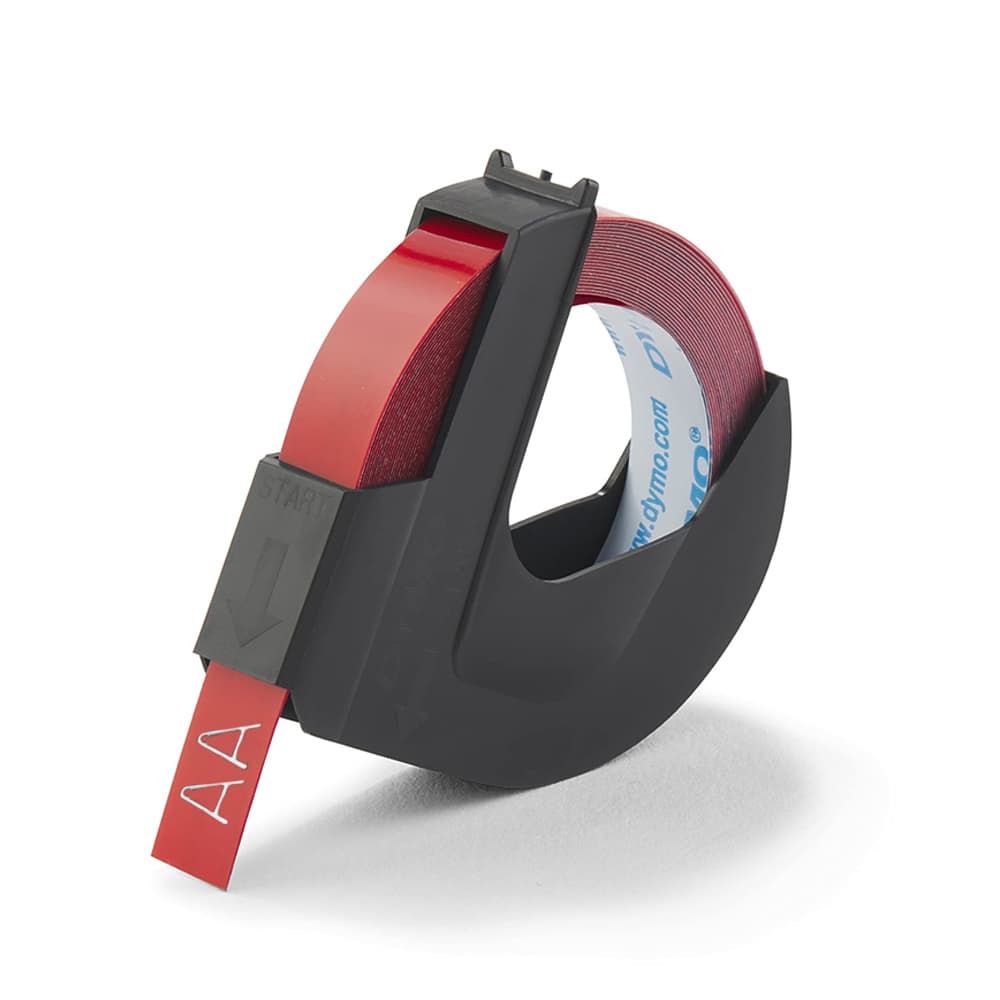 Fita 09mmx3m Branco/Vermelho Vinil 898150