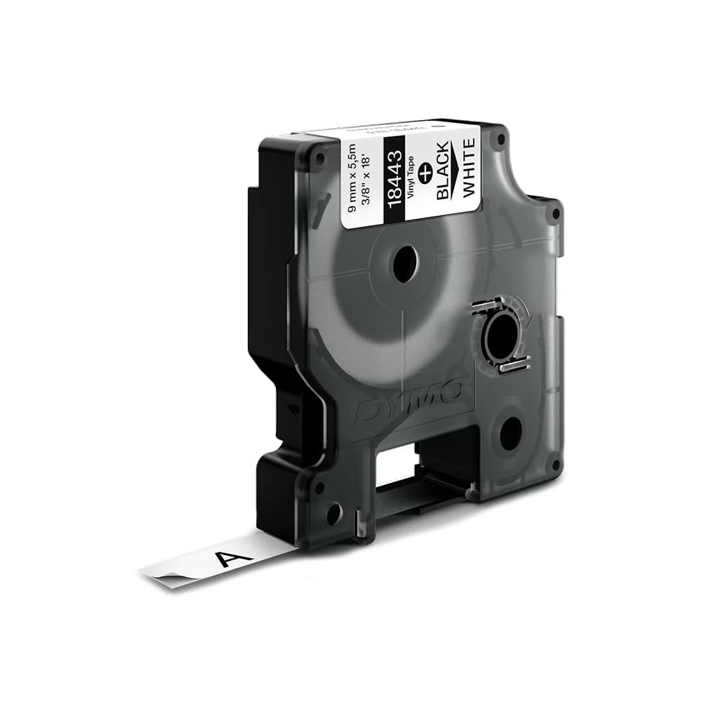 Fita 12mmx3,5m Preto/Branco Nylon Flexível 16957