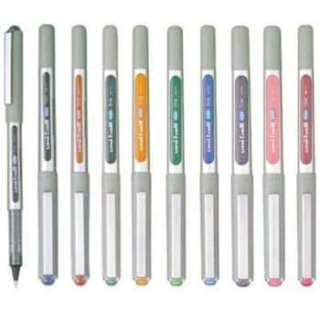 Marcador Roller Uniball Eye Fine UB157 0,7mm 10 Cores 10un