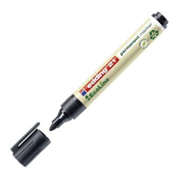 Marcador Permanente Grosso Edding e-21 1,5-3mm Preto 1un
