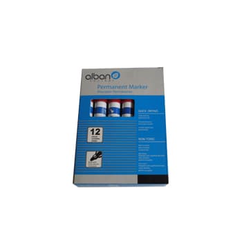 Marcador Permanente Grosso Alban AC1079-03 2mm Vermelho 1un